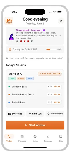 Massiv today view showing the planned session